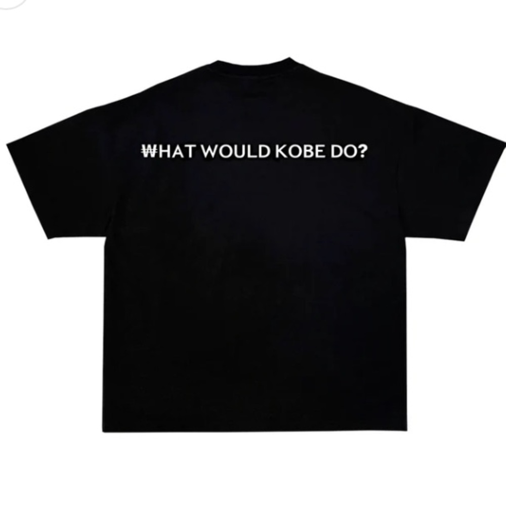 What would Kobe do tshirt tee black medium